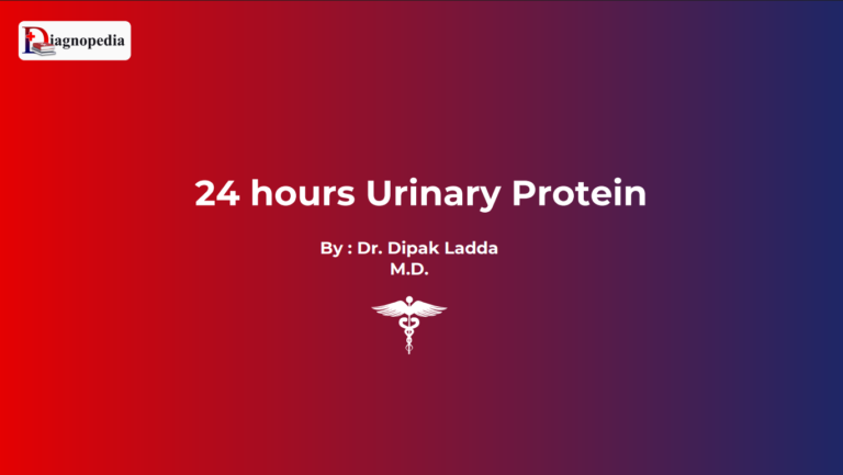 24 hour urinary protein test
