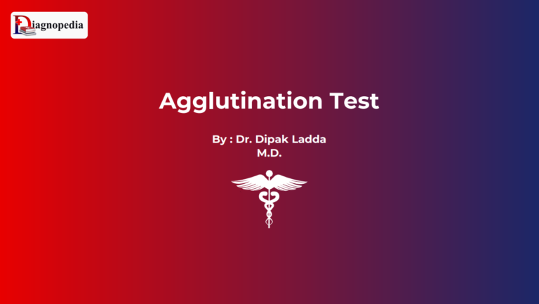 Agglutination test