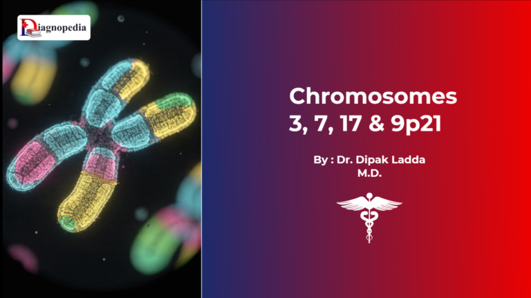 chromosomes 3, 7, 17, and the 9p21