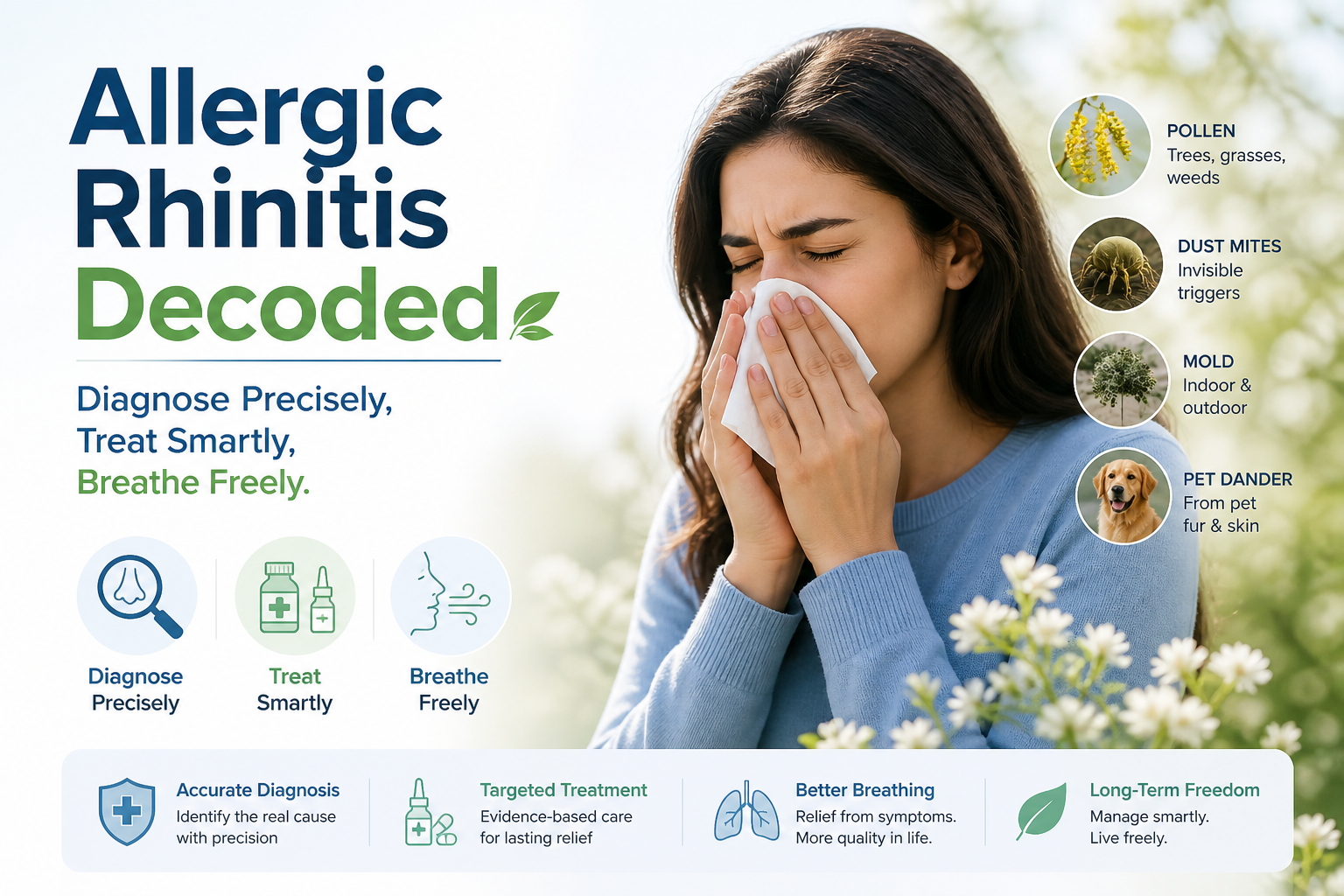 Allergic Rhinitis Decoded: Diagnose Precisely, Treat Smartly, Breathe Freely.